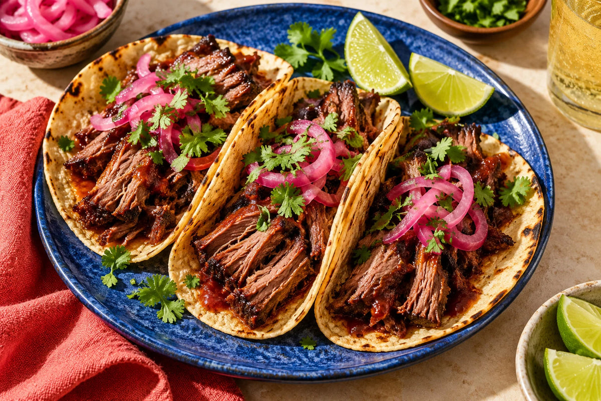 BBQ brisket tacos